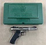 Ruger Mark III Hunter Stainless .22lr w/Crimson Trace Laser Grips - Mint - - 1 of 4