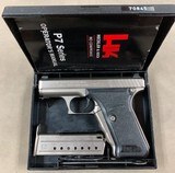H&K P7 9mm Nickel Finish 7/86 - excellent - - 1 of 10
