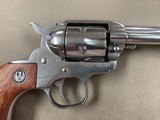 Ruger New Model Convertible Stainless Single Six No Adjustable Sights Stainless 22/22Mag - ANIB - - 6 of 9
