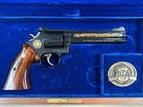 S&W Model 586 Cleveland Police 150th Anniversary Model .357 Engraved/Gold - minty - - 2 of 11
