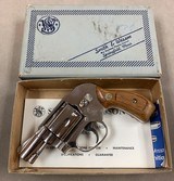Smith & Wesson Mod 49 Factory Nickel .38 Spec - 99% In Box - - 1 of 10