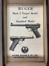 Ruger Standard .22 LR Pistol - Minty In Original Box - - 9 of 10