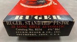 Ruger Standard .22 LR Pistol - Minty In Original Box - - 3 of 10