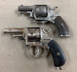 Pair of Antique Nagant Revolvers - pre 1898 - No FFL Required - - 1 of 2