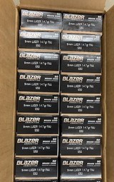 CCI Blazer Brass 147 Gr 9mm FMJ - PREPAID SHIPPING - - 1 of 3