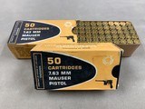7.63 Mauser by FNM Portugal 2 Box (100 Rds Total) - 1 of 6