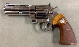 Colt Python .357 4 Inch Nickel Circa 1970 - minty - - 1 of 14