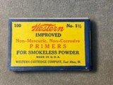 Western "Improved" No 1&1/2 Primers - Mint - - 1 of 5