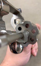 Smith & Wesson Model 18 .22lr Combat Masterpiece Factory Nickel in Box - 11 of 15