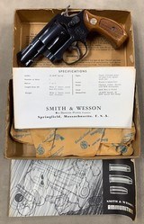 Smith & Wesson Mod 36 (No Dash) .38 Special Box, Papers, - minty - 1 of 13