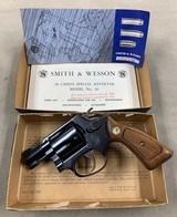 Smith & Wesson Model 36 2 Inch .38 Special w/original box - excellent - - 1 of 13