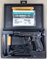 CZ Model 75 (Not 75B) 9mm Pistol - 100% - - 1 of 8
