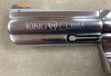 Colt King Cobra .357 4 Inch SS (1988) Full Factory Package - 5 of 17