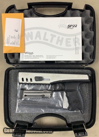 Walther SP 22 M3 6 Inch Target Pistol - ANIB -