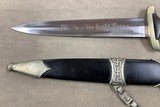 Nazi Chained SS Dagger - excellent & original - 9 of 12