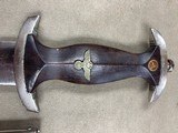 WWII Nazi SA Dagger (original) with scabbard, hanger, belt, etc - 6 of 11