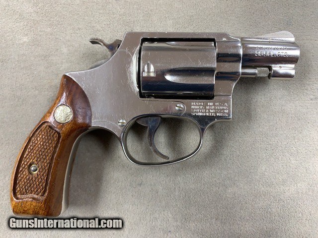 Smith & Wesson 37 Nickel 2 Inch Round Butt .38 Special Airweight ...