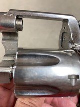Smith & Wesson Pre Model 10 HE .38 Special Nickel Police Dep't Marked - 9 of 12