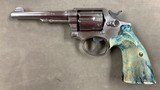 Smith & Wesson Pre Model 10 HE .38 Special Nickel Police Dep't Marked