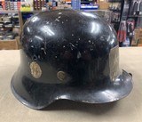 German WWII Nazi SS Helmet - 1 of 7