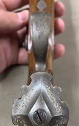 Cased Belgian .52 Caliber Percussion Dueling Pistols - excellent - - 12 of 25