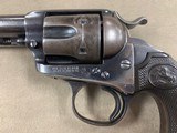 Colt Bisley Single Action .41 Colt 4&3/4 Inch Circa 1901 - 2 of 16