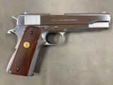 Colt 45acp Gov't Model Series 70 Mark IV 5 Inch Bright Nickel - mintunfired - - 3 of 8