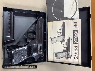 Walther PPK/S .22lr W German imported by Interarms - minty