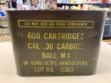 US GI .30 Carbine Ammo - 600 Round Spam Can - 2 of 2