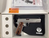 Ruger 1911 .45 acp Stainless - excellent - 1 of 7