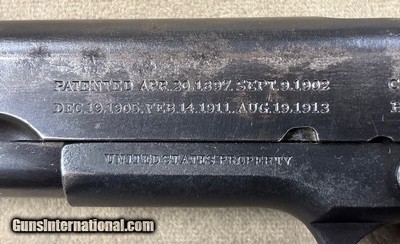 Colt 1911 .45 Circa 1914 - REDUCED - Image 2 of 14