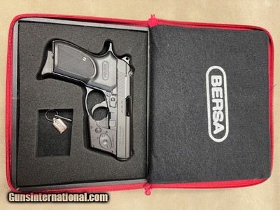 Bersa Thunder .380acp w/factory laser, case