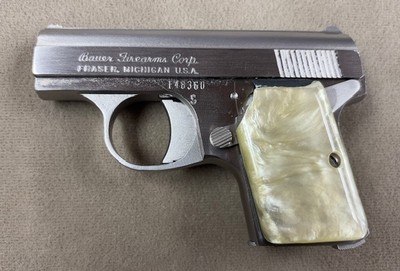 Bauer (Browning Copy) .25acp in Stainless Steel - minty