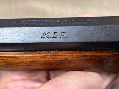 Stevens 44 1/2 Single Shot .22 LR - excellent - Image 16 of 20
