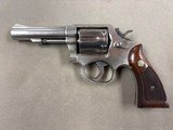 Smith & Wesson Nickel 4 Inch Model 10-6 .38 Special Revolver - high condition