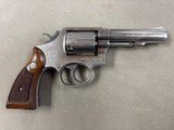 Smith & Wesson Nickel 4 Inch Model 10-6 .38 Special Revolver - high condition - 3 of 10