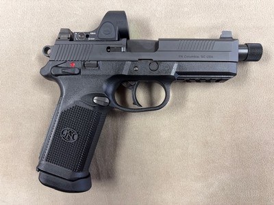 FN FNX 45 w/ Trijicon SRO w/ Socom Case - Image 3 of 5