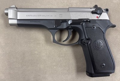 Beretta 96 Duo-Tone Stainless Slide .40 S&W - Unfired Estate Gun - Image 1 of 6