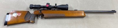 Anschutz Model 54 - .22LR - Excellent! w/Scope & Target Sights - Image 1 of 12