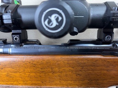 Anschutz Model 54 - .22LR - Excellent! w/Scope & Target Sights - Image 7 of 12