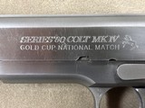Colt Series 80 MKIV National Match .45 ACP - 1986 Very Good! - Image 4 of 10