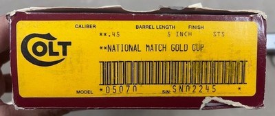 Colt Series 80 MKIV National Match .45 ACP - 1986 Very Good! - Image 2 of 10