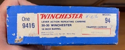 Winchester 94 Trapper Carbine .30-30 Win - NEW IN BOX! 1980 - Image 4 of 4