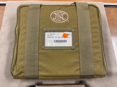 FN FNX .45 Tactical FDE - Excellent! w/SOCOM Case - Image 2 of 7