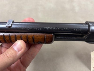 Winchester 61 .22LR Pre-War Circa 1937 - Very Good! - Image 14 of 15
