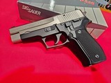 Sig Sauer P226 West German Two Tone Nickel 9mm - 2 of 10