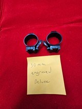 Kimber Of Oregon Model 82, 84, 89 30mmEngraved Scope Base Rings - 3 of 3