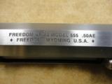 Freedom Arms Model 555, Premier Grade in .50 AE.
Octagon Barrel New in box
- 5 of 9
