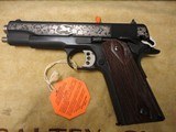 Colt Custom Shop 1991A1 .38 super, Engraved
Gilded
New in Box - 8 of 15