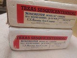 TWO WINCHESTER 94 TEXAS SESQUICENTENNIAL .38-55 WIN SADDLE RING CARBINES, 18 1/2 INCH BARREL - 17 of 17